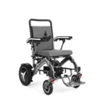 Explorer electric wheelchair front angle with joystick control