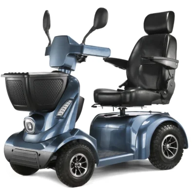 Viva Grand Tour mobility scooter front angle in blue