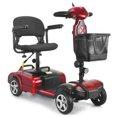 Viva Urban mobility scooter front angle with basket and headlight