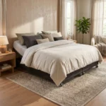 Avante Smart Flex 3 King adjustable bed in a bedroom