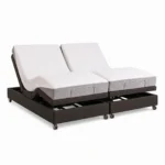 Avante Smart Flex 3 King adjustable bed in Walnut Brown with heads and feet raised