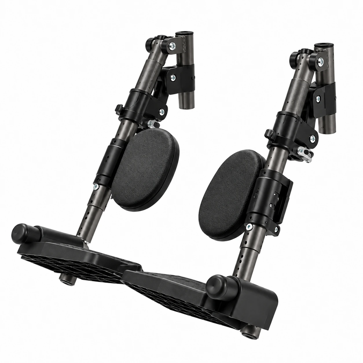 explorer-air-elevating-leg-rests-pair-angle-view Explorer Air elevating leg rests as a pair, seen at an angle