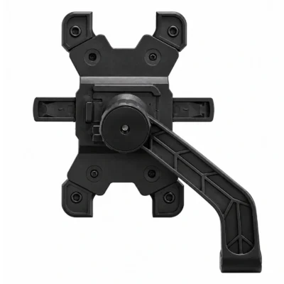 Back of the phone holder showing the clamp arm
