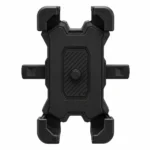 Wheelchair and scooter phone holder from the front